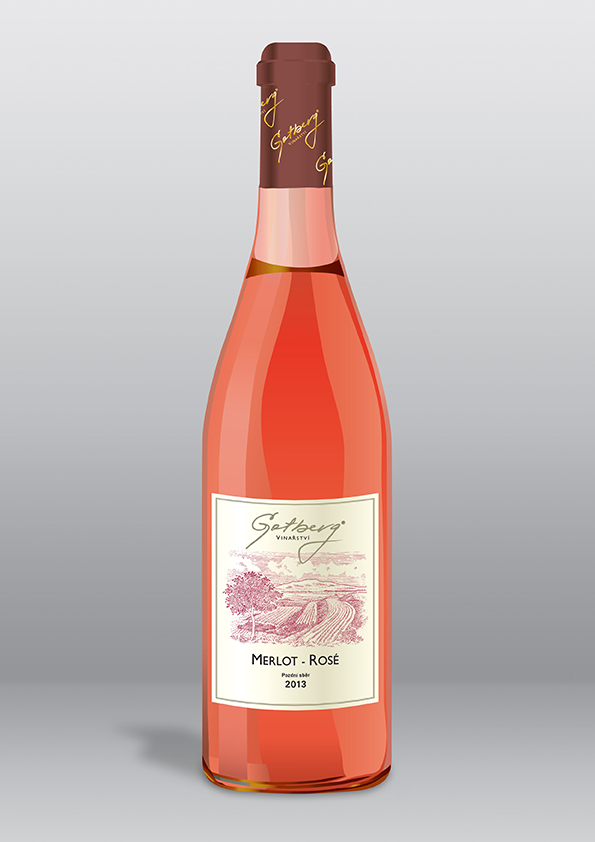Vinařství Gotberg, Merlot rosé, pozdní sběr