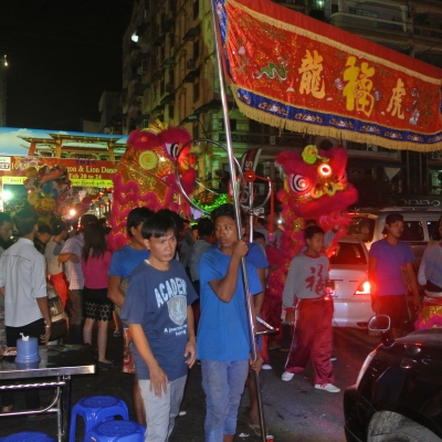 China Town byl plný symbolických draků
