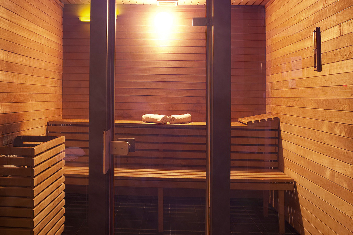 Jedna ze saun v relaxační části